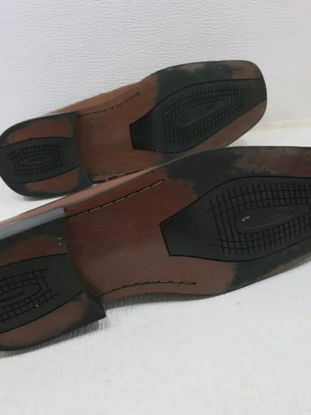 Stacy Adams Split Toe Leather Dress Loafer Shoes Zapatos Footwear Mens sz 11 M